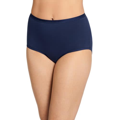 Jockey Underwear Women Briefs - Worry Free Cotton Stretch, Moderate Absorbency, Period Underwear for Women