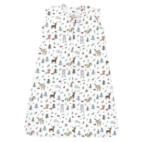 Hudson Baby Unisex Baby Cotton Sleeveless Wearable Sleeping Bag, Sack, Blanket, Woodland Friends