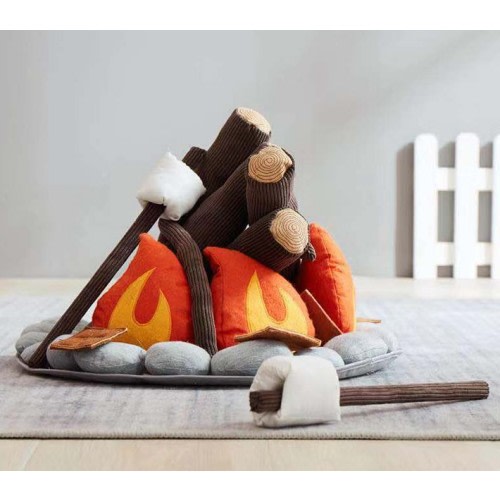 Plush Campfire Playset
