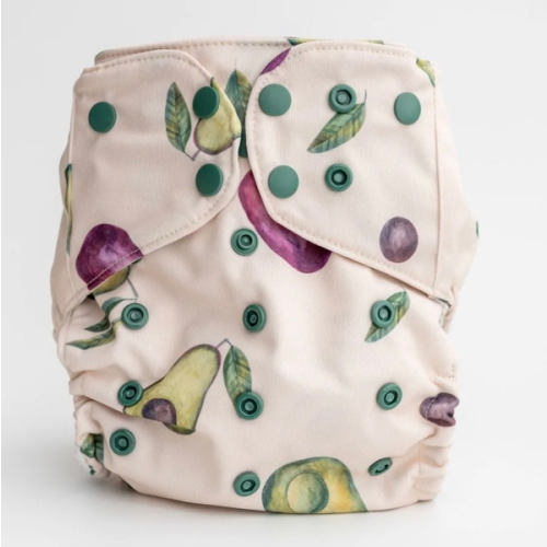 Luxe Pocket Cloth Diaper with Dual Inner Gussets and Athletic Wicking Jersey