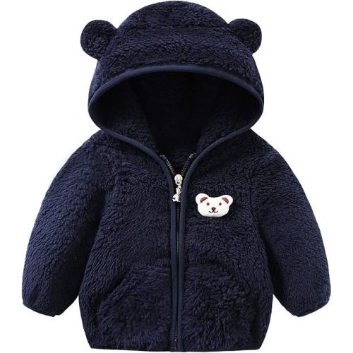 Baby Boy Fleece Jacket Girl Winer Clothes Coat For Toddler Sweater