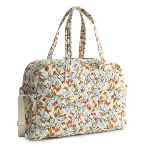 Vera Bradley Women's Outlet Cotton Large Weekender Travel Bag