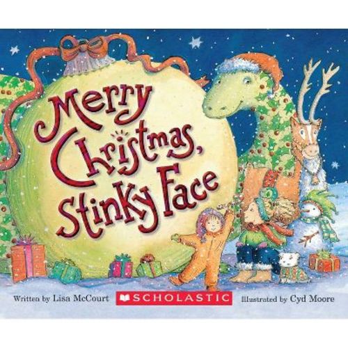 Merry Christmas, Stinky Face - by Lisa McCourt (Board Book)