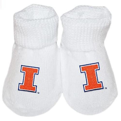 University of Illinois Newborn Booties
