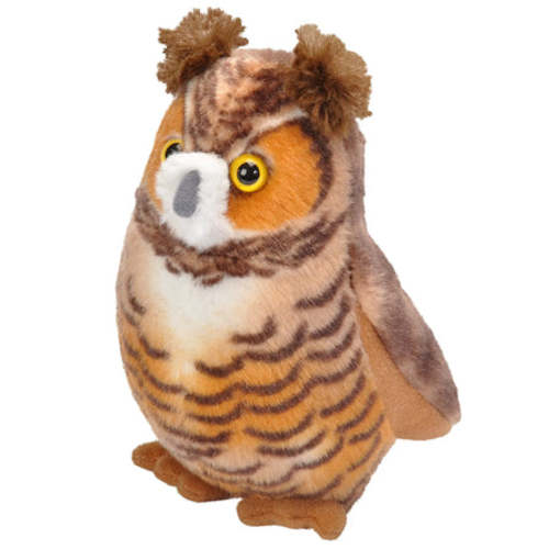 Wild Republic&nbsp;Audubon II Great Horned Owl Stuffed Animal with Sound - – Wild Republic