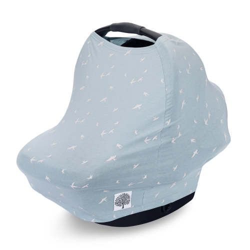 Multi-use Car Seat Cover | Dove Nursing Cover | Parker Baby Co.