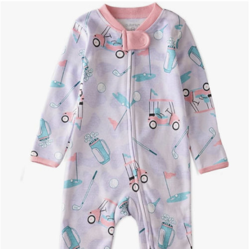Butterblu Shadow Sleep & Play Baby Pajamas 100% Organic Cotton Two Way Zipper Sleeper Pajamas for Baby Boys & Girls​