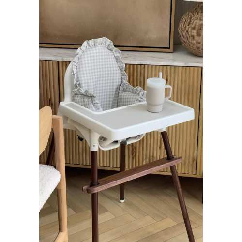 Walnut IKEA Highchair Leg Wraps: Adhesive Vinyl Stickers