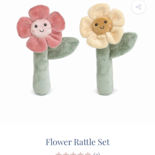 Flower Rattle Set