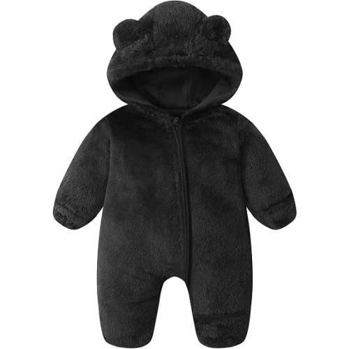 Newborn Baby Boy Snowsuit Toddler Girl Infant Fleece Winter Coat | LECHARMEBB