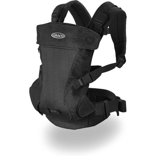 Graco Cradle Me - Portabebés 4 en 1 | Incluye modo recién nacido sin necesidad de inserción, ónix negro