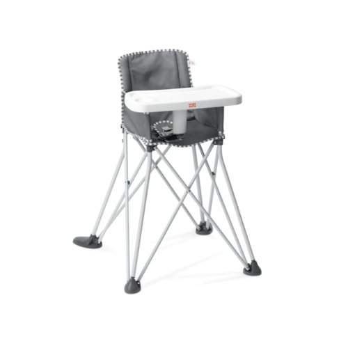 Bright Starts Pop 'N Dine Portable High Chair, Grey