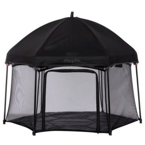 Dream On Me Onyx Playpen Set with Canopy