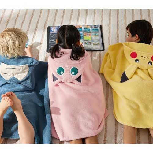 Pokémon Super Soft Kid Hooded Towel Collection