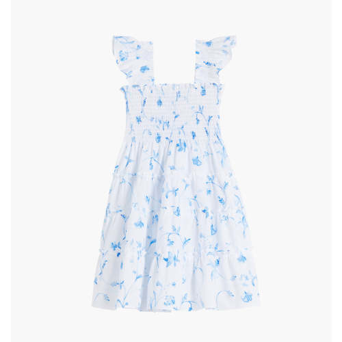 The Baby Ellie Nap Dress - Blue Botanical – Hill House Home