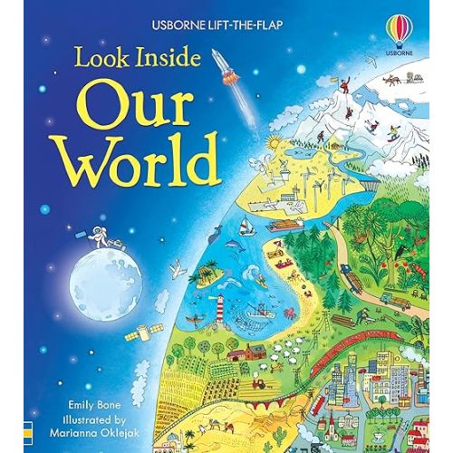 Look Inside Our World: An Interactive Book About Continents, Creatures, and Geography for Kids (Ages 4-8) Board book – Lift the flap, November 7, 2023