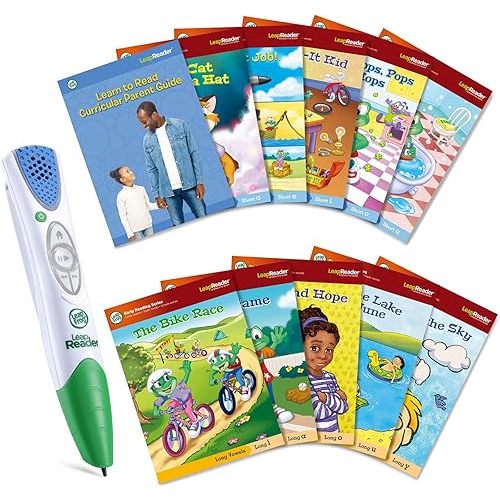 LeapFrog LeapReader System Learn to Read 10 Book Bundle