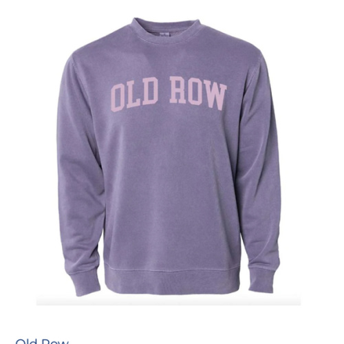 Old Row Arch Crewneck Sweatshirt in Plum | Palmetto Moon