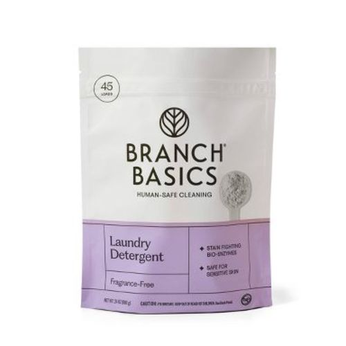 Branch Basics Fragrance-Free Laundry Detergent Powder - 1.5lbs: Resealable Bag, Sensitive Formula, 45 Uses