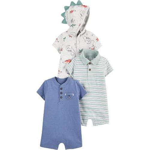 Simple Joys by Carter's Baby Boys' 3-pack Rompers