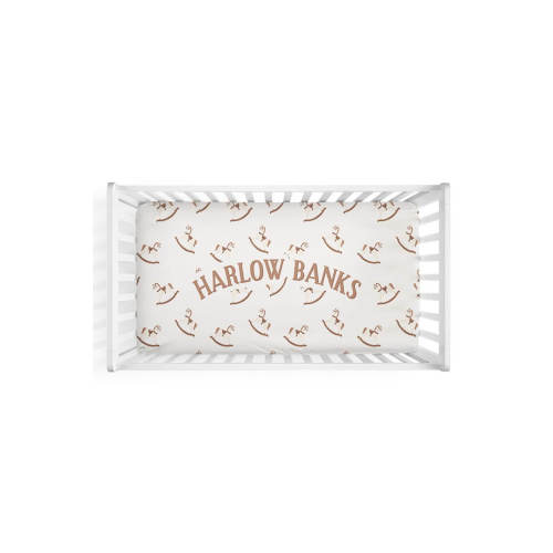 Rock-A-Bye Personalized Crib Sheet