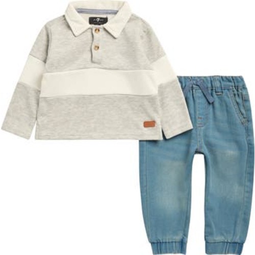 Long Sleeve Polo & Joggers Set