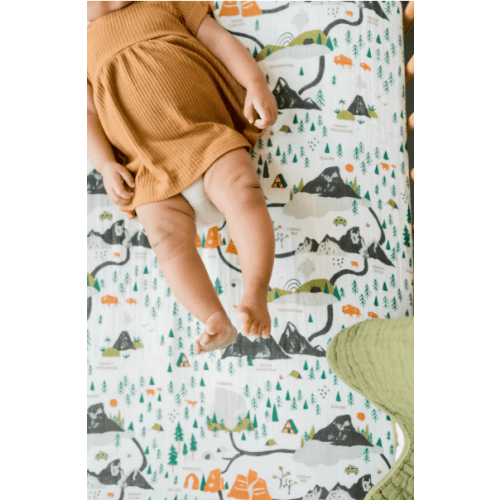 Clementine Kids National Parks Crib Sheet