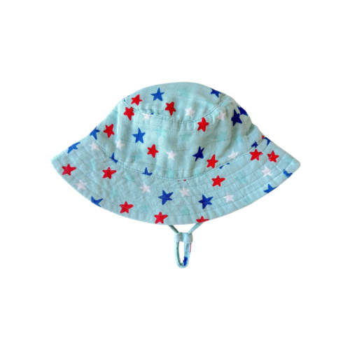 Splendid Stars Blue / Muslin Bucket Hat