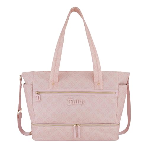 Juicy Couture Women's Juicy To Go Weekender Bag, Stylish & Versatile Tote for Everyday & Travel