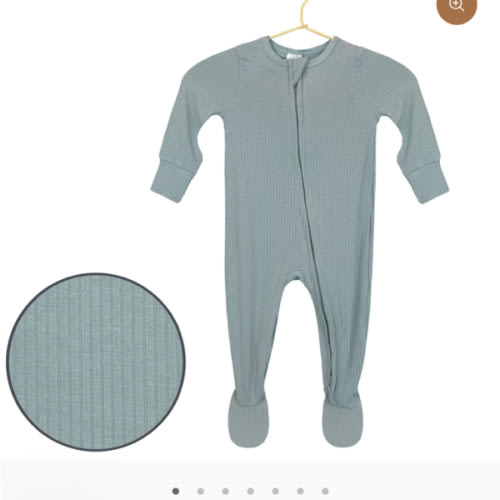 Ford Ribbed Zipper Footies