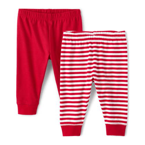 Unisex Baby Striped Pants 2-Pack - Multi