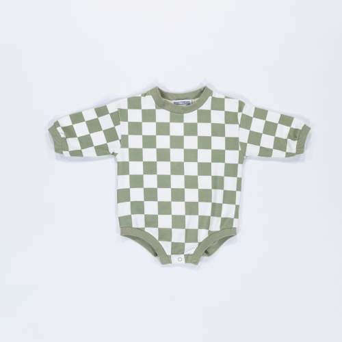 Checkmate Romper - Green