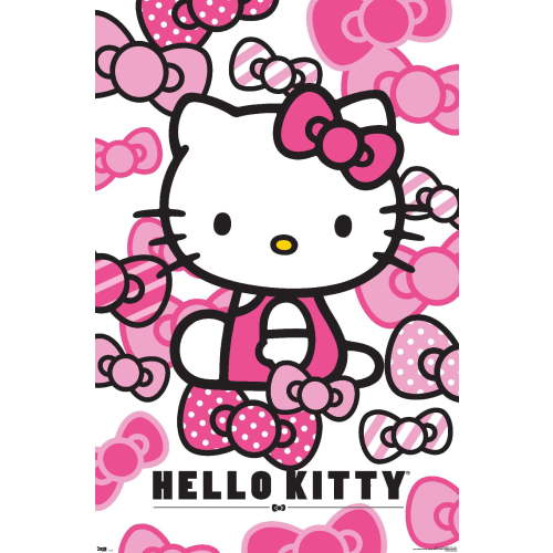 Hello Kitty: 16 Core - Bows Wall Poster, 22.375" x 34"