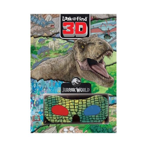 Jurassic World: Look and Find 3D - by Pi Kids (Hardcover)