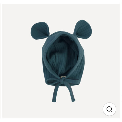 bear hat | tapestry | organic cotton wide rib