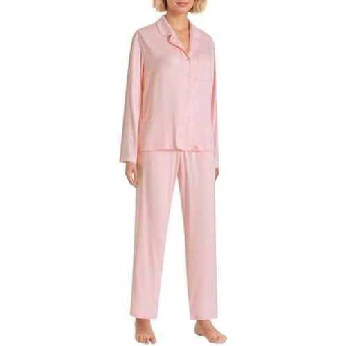 Women's Petite Pajamas Set Petite Size Long Sleeve