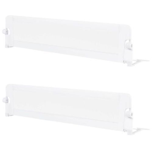 Safstar 2PCS 71" Toddler Foldable Bed Rail w/ Adjustable Safety Strap Bedrail Guard