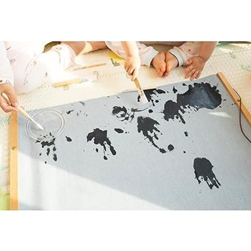 Kids Magic Water Poster Water Doodle Mat Large Magic Drawing Doodling Mat Educational Toys Gifts for Kids Toddlers Boys Girls Mess Free (19.6 x 27.5'')