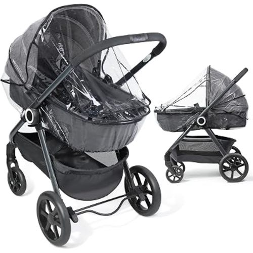Stroller Rain Cover, with Window for Easy Access, Durable, Clear