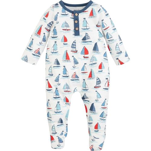 Mud Pie Baby Boys' Mud Pie Boys Sailboat Sleeper
