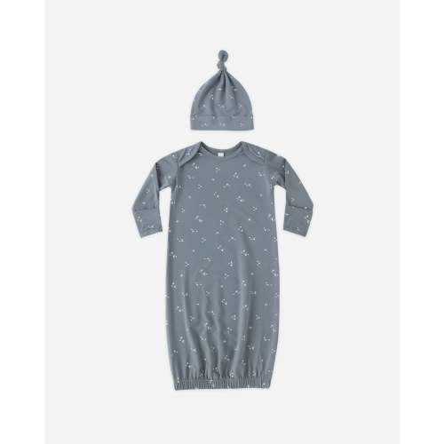 Bamboo Baby Gown + Hat Set Starlight