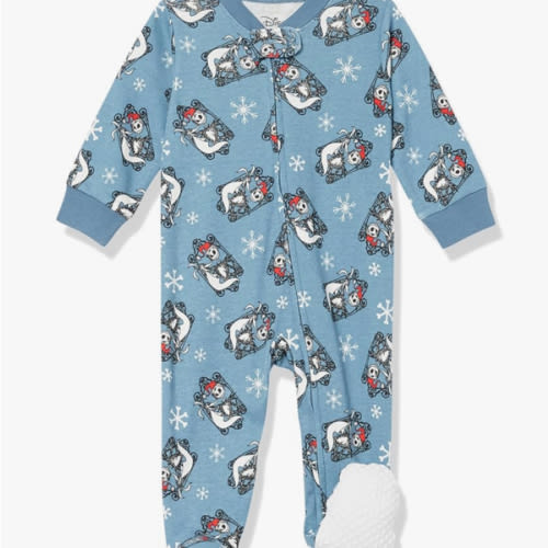Amazon Essentials Disney | Marvel | Star Wars Unisex Babies' and Toddlers' Snug-Fit Cotton Footed Pajamas, Multipacks