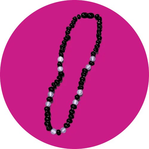 Amber Teething Necklace - Polished Cherry + Amethyst - Welcome to the Orchid Nest