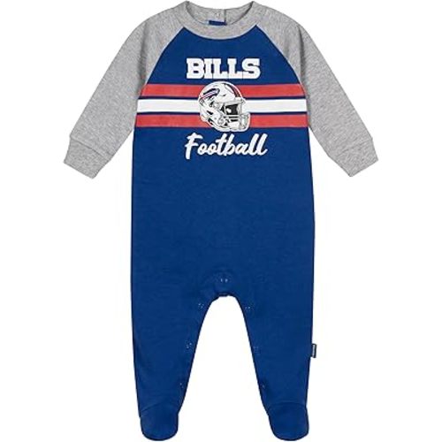 Gerber NFL unisex-baby Nfl Team Footed Coverall