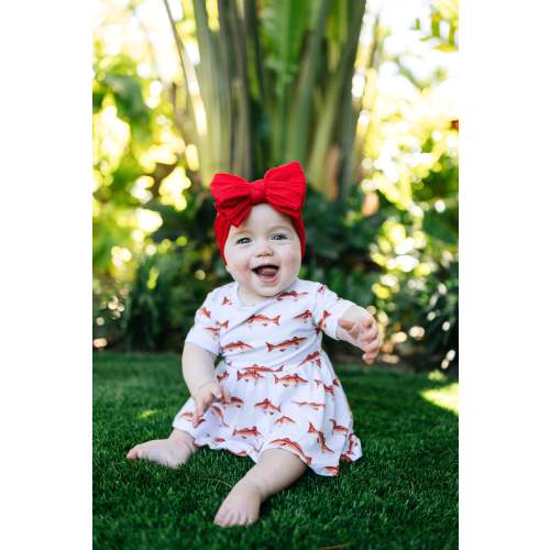 Redfish Peplum and Ruffle Bloomer Sets (0/3M-12/18M)
