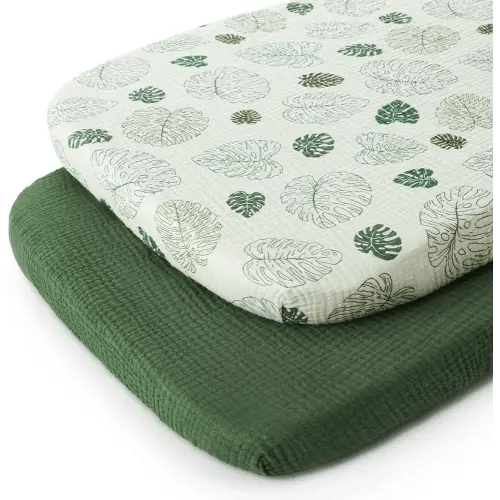 Blissful Diary Bassinet Sheets for Baby Girls Boys