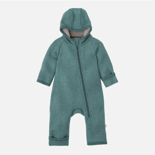 Baby & Kids Boiled Merino Wool Zip Overall in green sizes newborn-6 yrs – MamaOwl