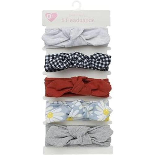 KIDOCHEESE Baby Headbands Soft Stretchy Baby Girl Bows Newborn Infant Toddler Headwrap Hair Accessories