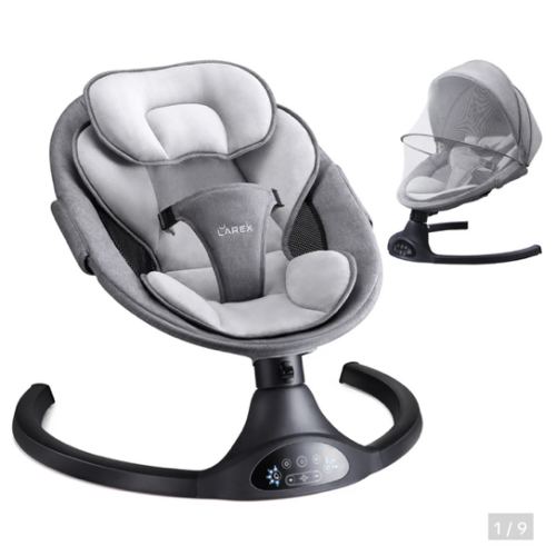 LAREX Baby Swing for Infants | Electric Bouncer for Babies,Portable Swing for Baby Boy Girl,Remote Control Indoor Baby Rocker with 5 Sway Speeds,1 Seat Positions,10 Music and Bluetooth - TikTok Shop