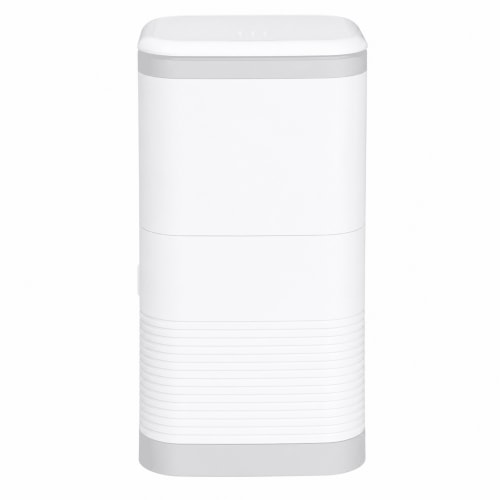 Bebetaje Diaper Pail with Odor-Stop System, Uses Any Garbage Bag, One-Hand Free Lever, Baby Diaper Trash Can for Nursery, White-Gray-1 - Walmart.ca